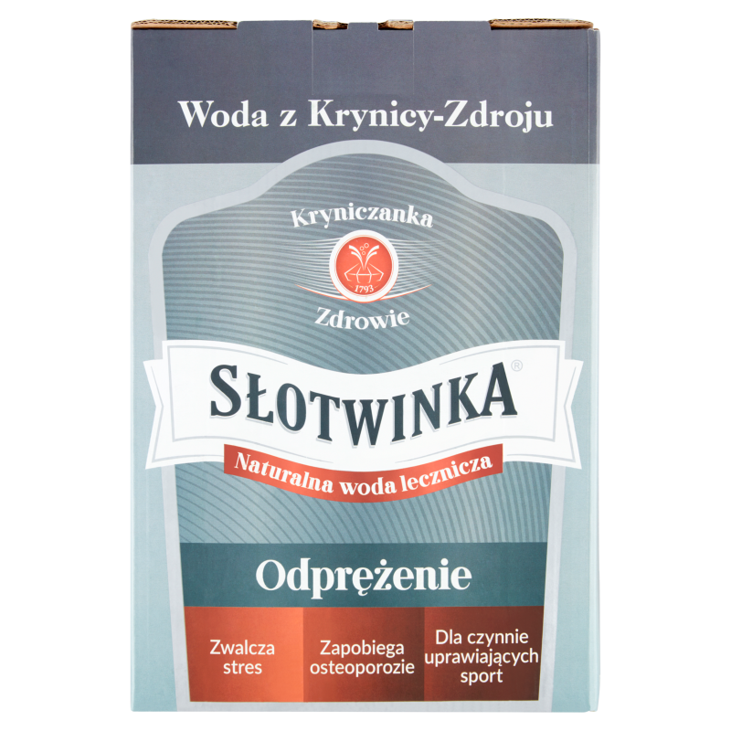 KRYNICZANKA Mineralna woda lecznicza Słotwinka