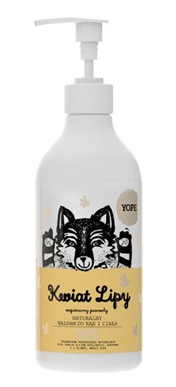 YOPE Naturalny nawilżający balsam do rąk i ciała Lipa