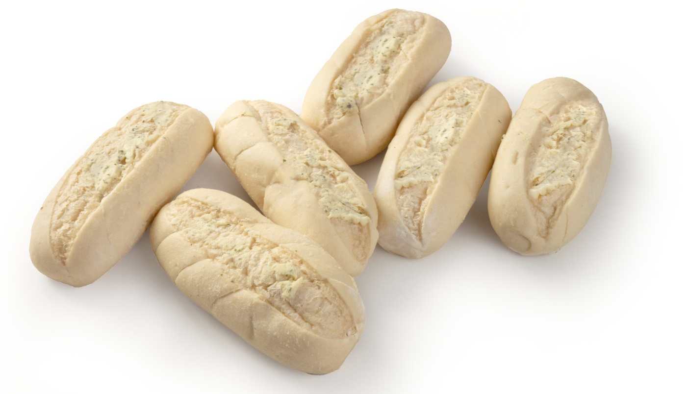 LA LORRAINE Mini bagietka czosnkowa mrożona (6x80g)