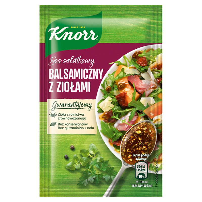 KNORR Sos sałatkowy balsamiczny z ziołami frisco.pl