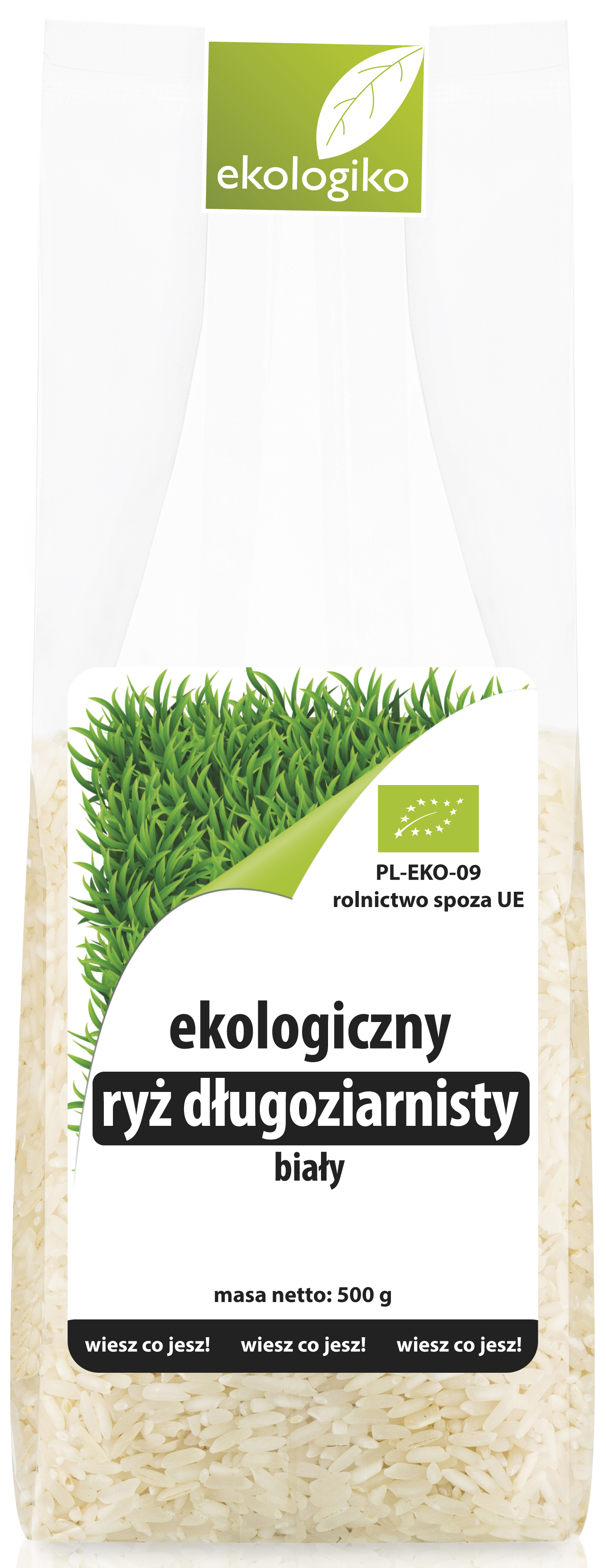 EKOLOGIKO Ryż biały długoziarnisty BIO