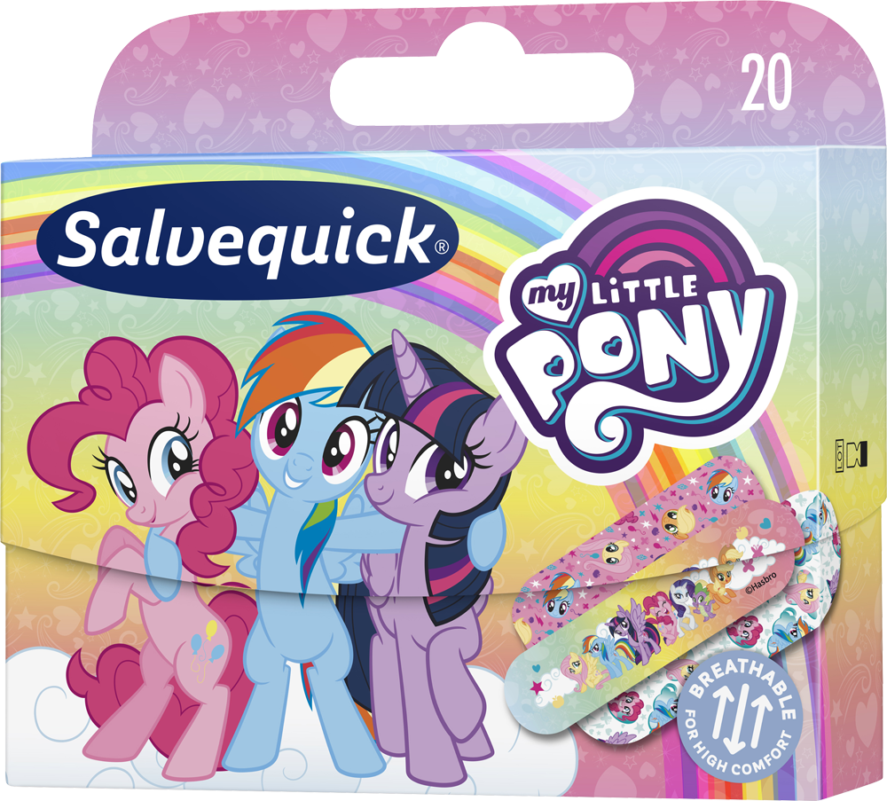 SALVEQUICK Plastry opatrunkowe dla dzieci My Little Pony 20 szt.