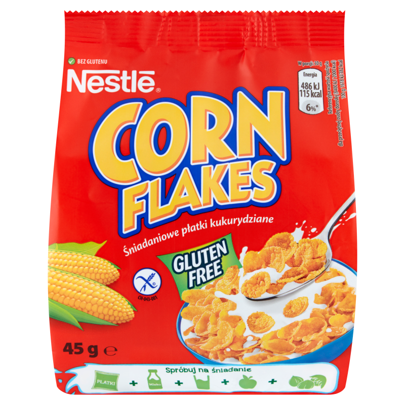 NESTLÉ Corn Flakes Chrupiące płatki kukurydziane z witaminami