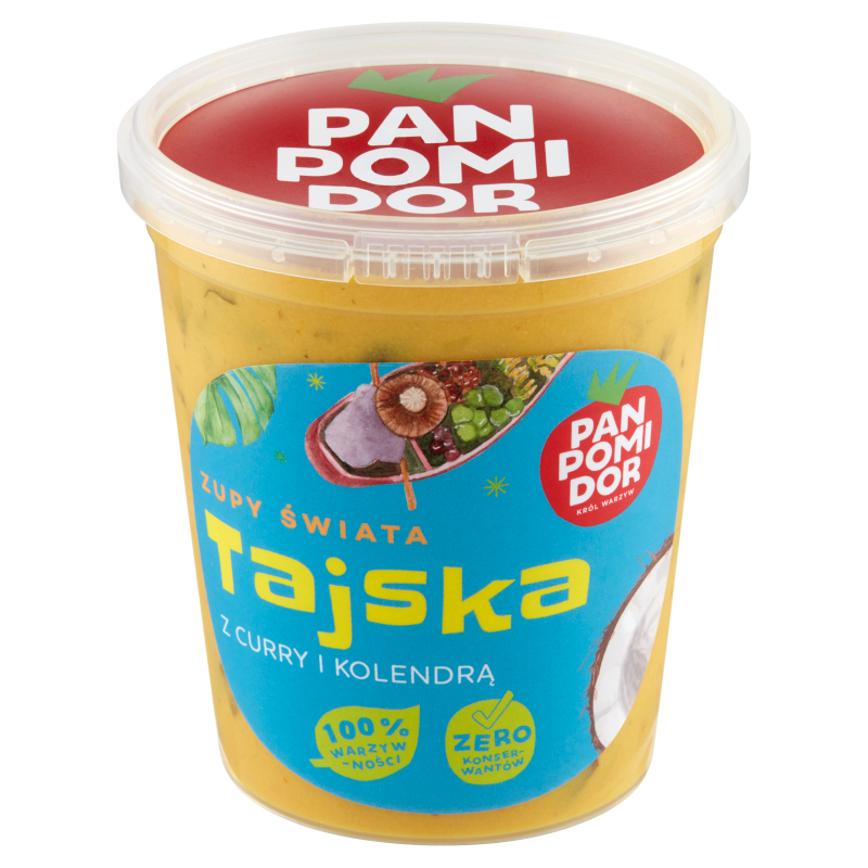 PAN POMIDOR Tajska z curry i kolendrą Zupy Świata