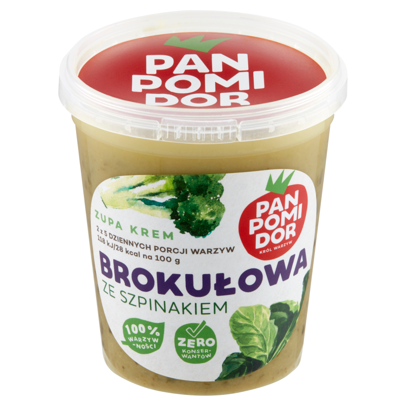 PAN POMIDOR Zupa krem brokułowa ze szpinakiem