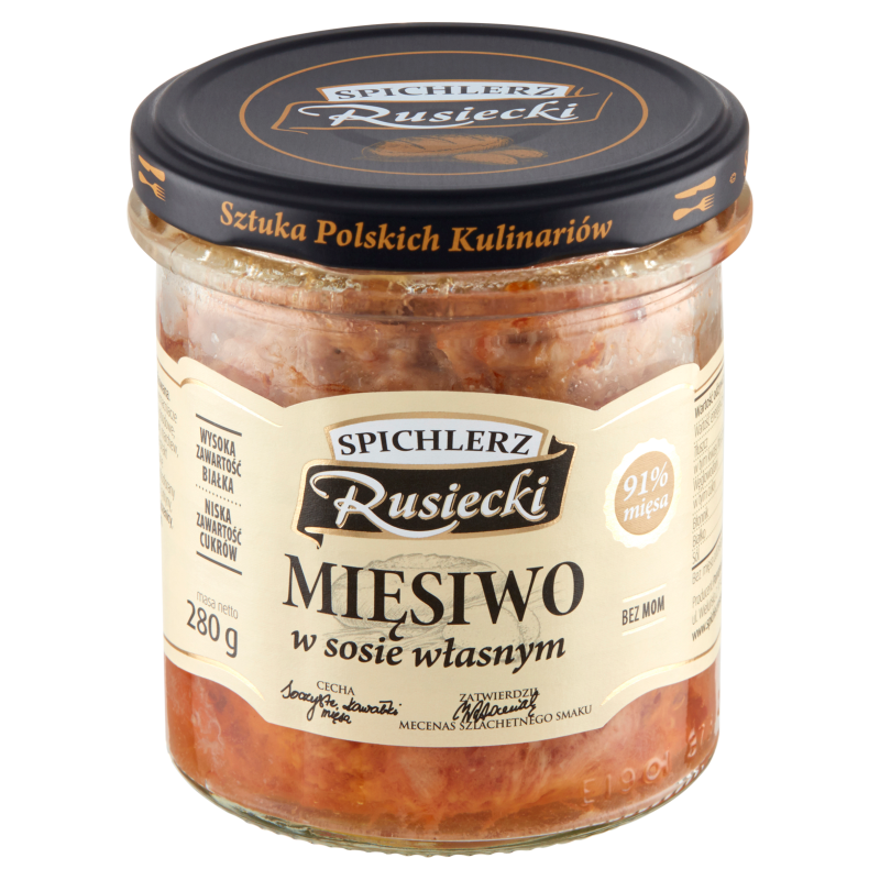 SPICHLERZ RUSIECKI Mięso w sosie własnym frisco.pl