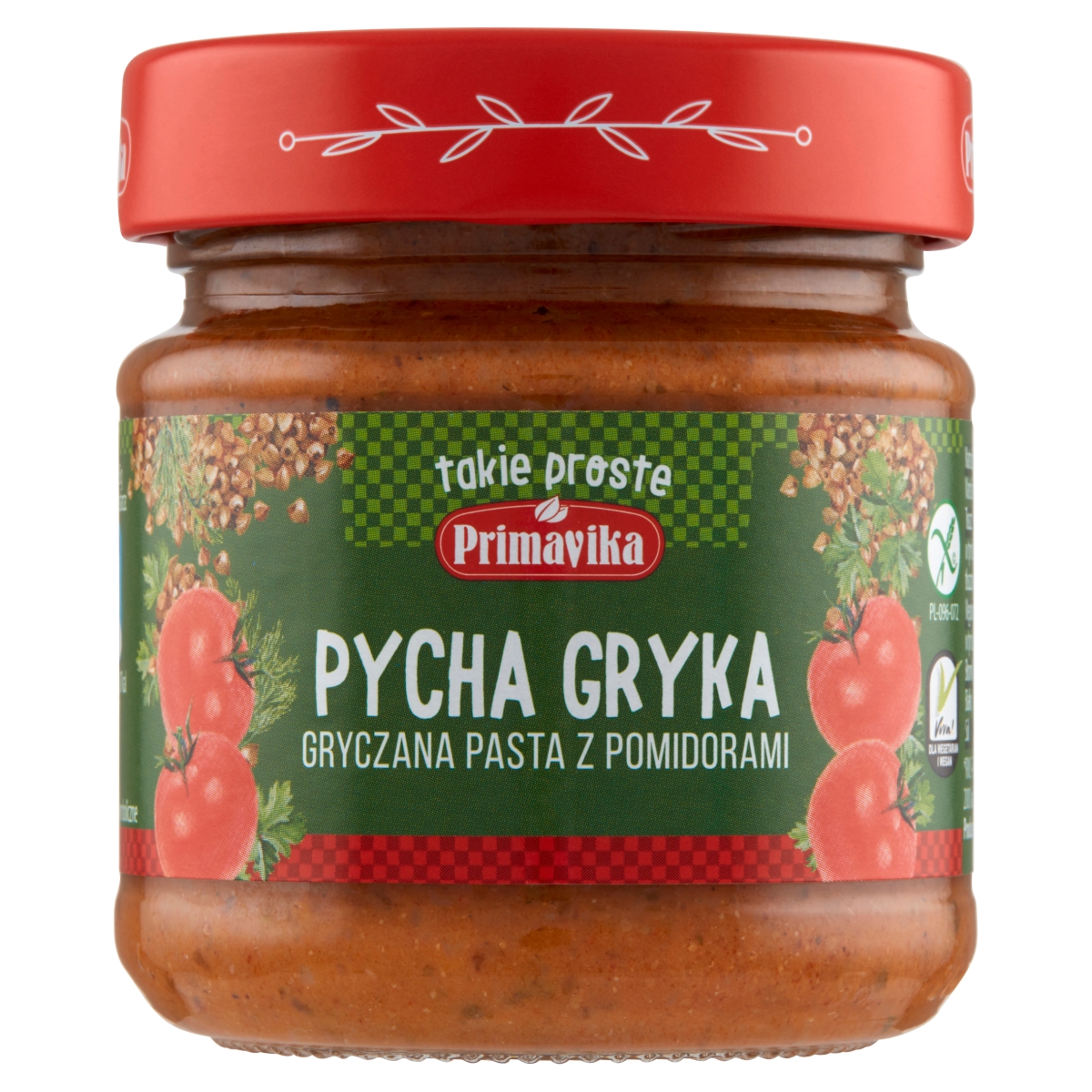 PRIMAVIKA Gryczana pasta z pomidorami