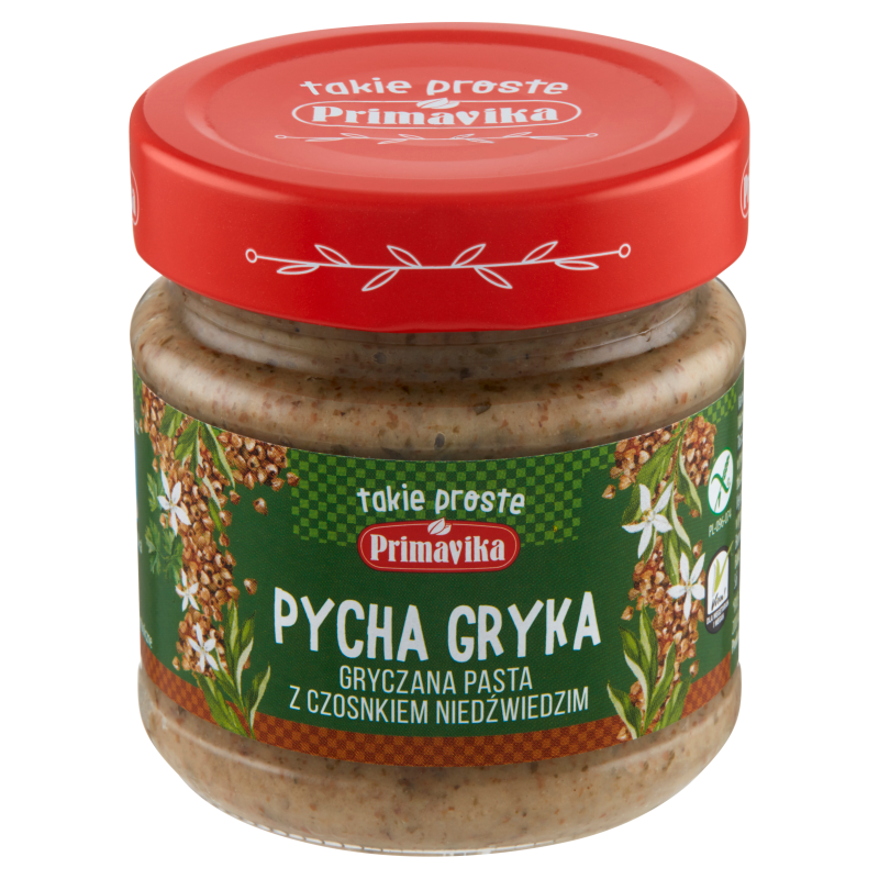 PRIMAVIKA Gryczana pasta z czosnkiem niedźwiedzim