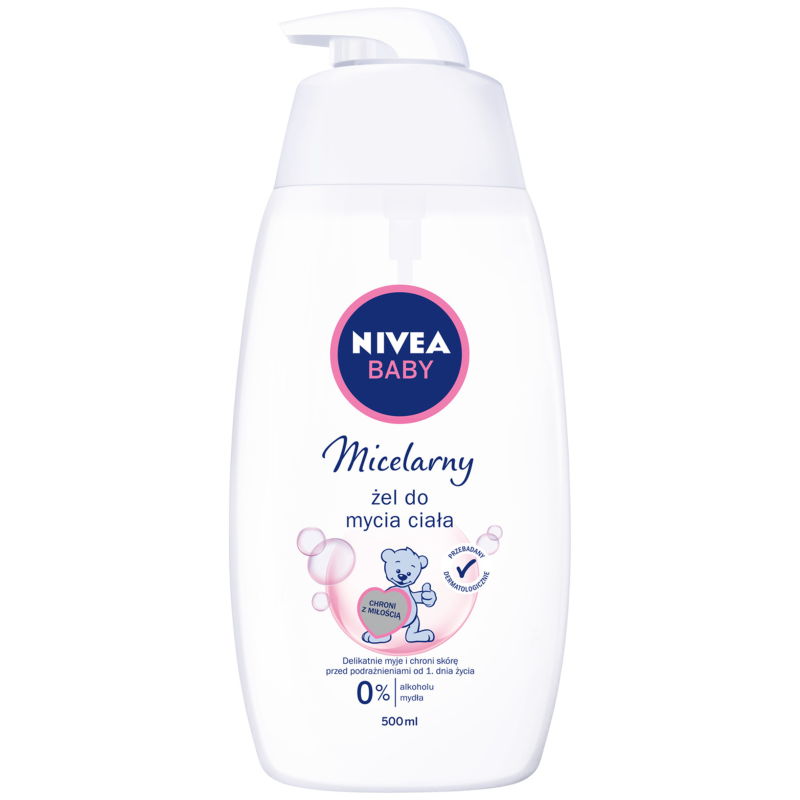 NIVEA Baby Micelarny płyn do mycia ciała i włosów frisco.pl