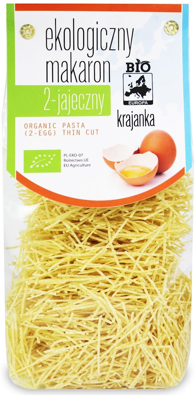 BIO EUROPA Makaron krajanka (2-jajeczny) BIO