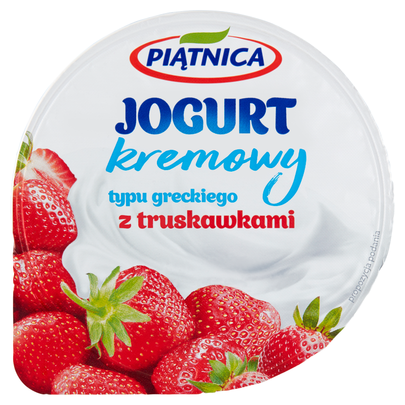 PIĄTNICA Jogurt typu greckiego z truskawkami frisco.pl