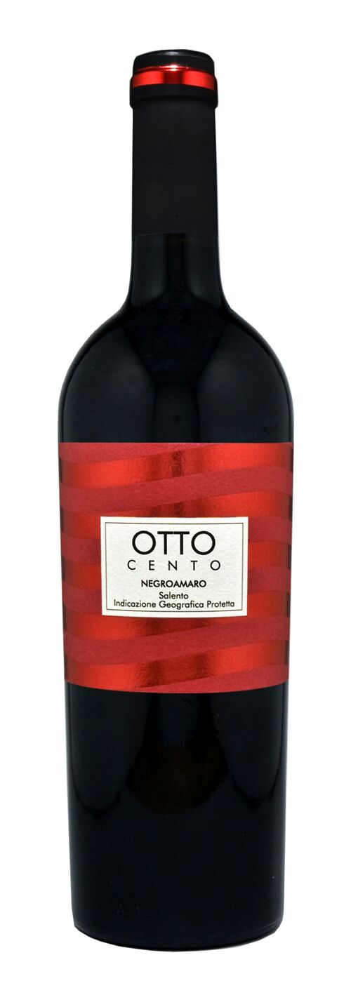 CIGNO MORO Otto Cento Negroamaro