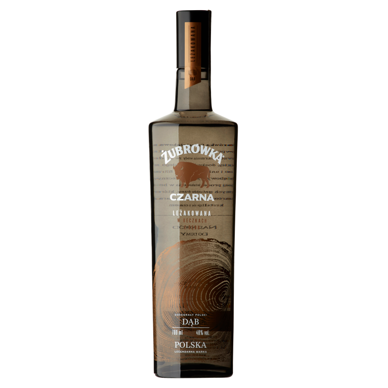 ŻUBRÓWKA Czarna Dąb Wódka
