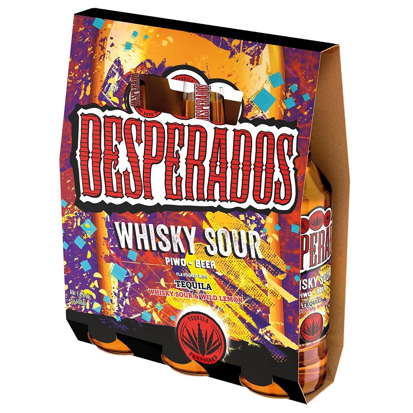 DESPERADOS Whisky Sour Piwo 3x400ml (butelka bezzwrotna)