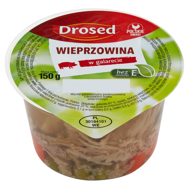 DROSED Wieprzowina w galarecie bez "E" frisco.pl