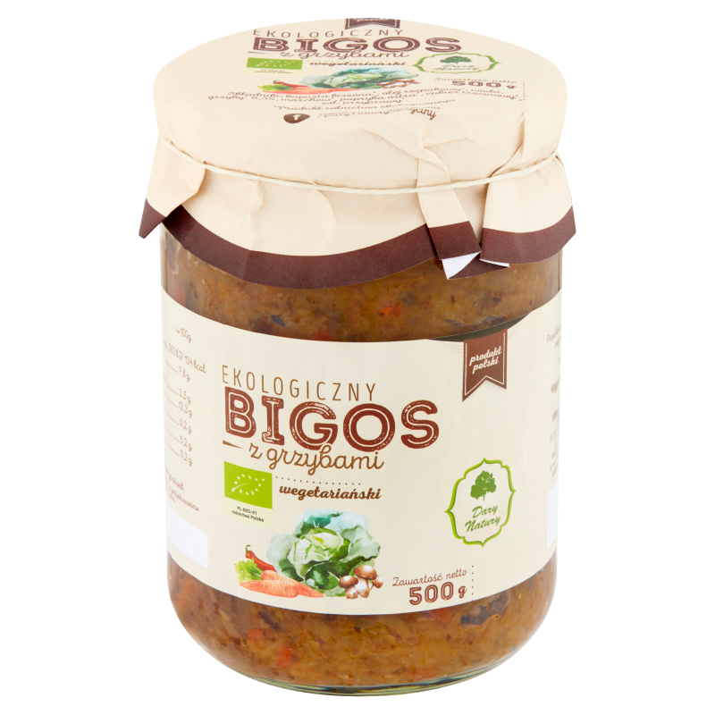 DARY NATURY Bigos z grzybami (wegetariański) BIO frisco.pl