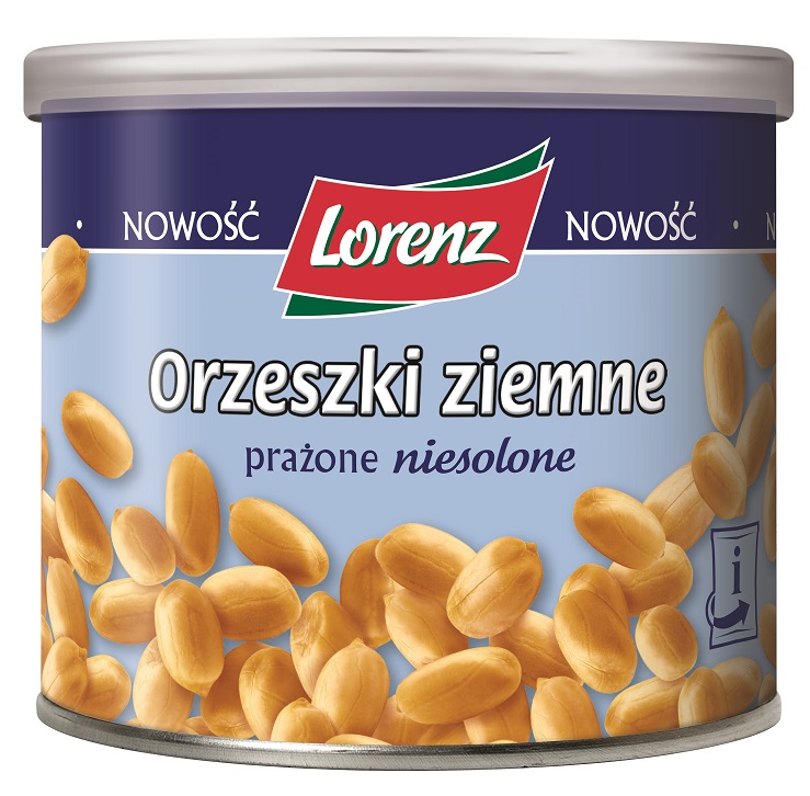 LORENZ Orzeszki ziemne niesolone - puszka