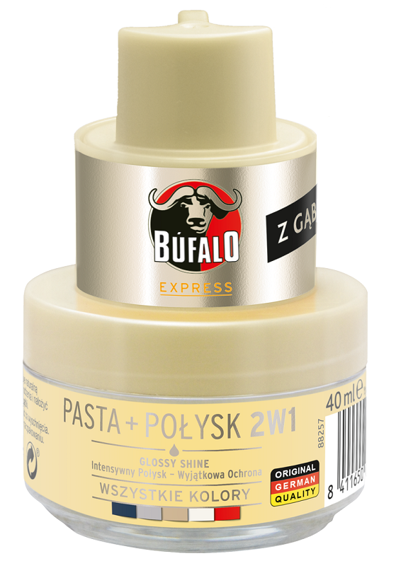 BUFALO 2w1 Pasta do butów i połysk (bezbarwna) frisco.pl