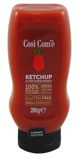 COSI COME Ketchup z czerwonych pomidorów śliwkowych