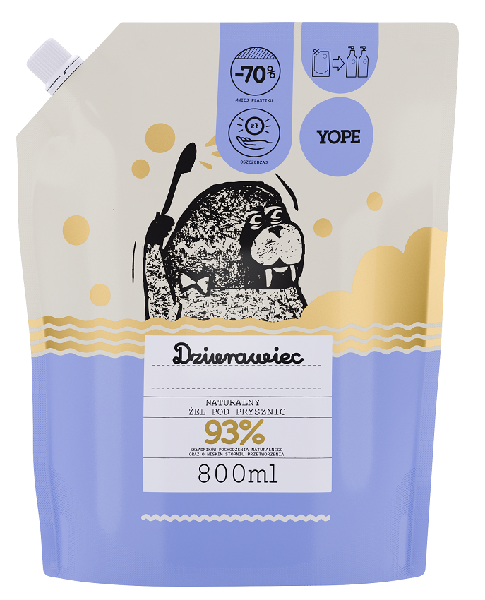 YOPE Żel pod prysznic Dziurawiec - uzupełnienie