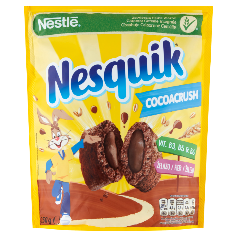 NESTLÉ NESQUIK COCOACRUSH Płatki czekoladowe frisco.pl