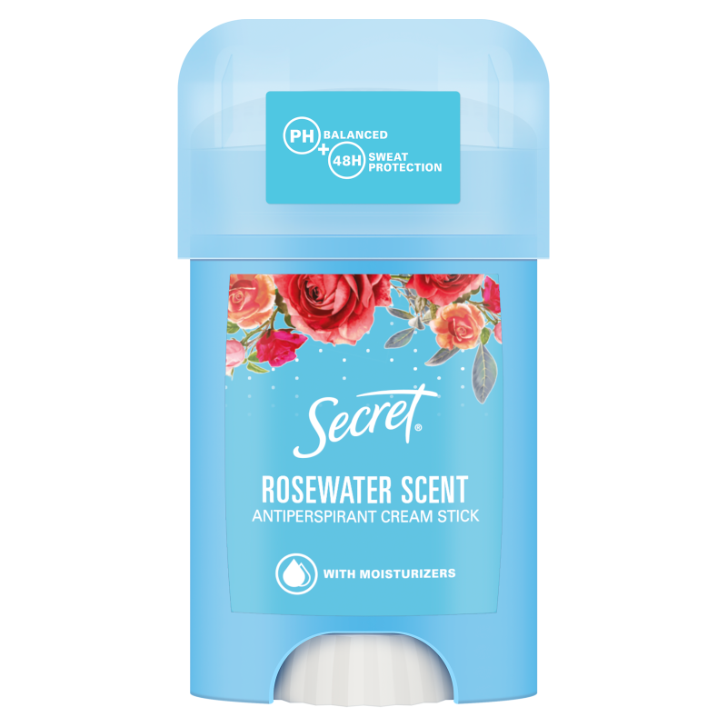 SECRET Rosewater Kremowy antyperspirant w sztyfcie dla kobiet