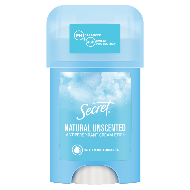 SECRET Natural Unscented Kremowy antyperspirant w sztyfcie dla kobiet frisco.pl