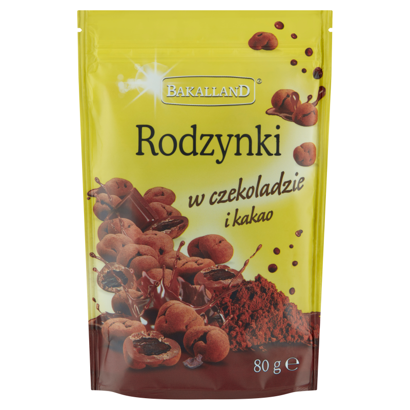 BAKALLAND Rodzynki w czekoladzie i kakao