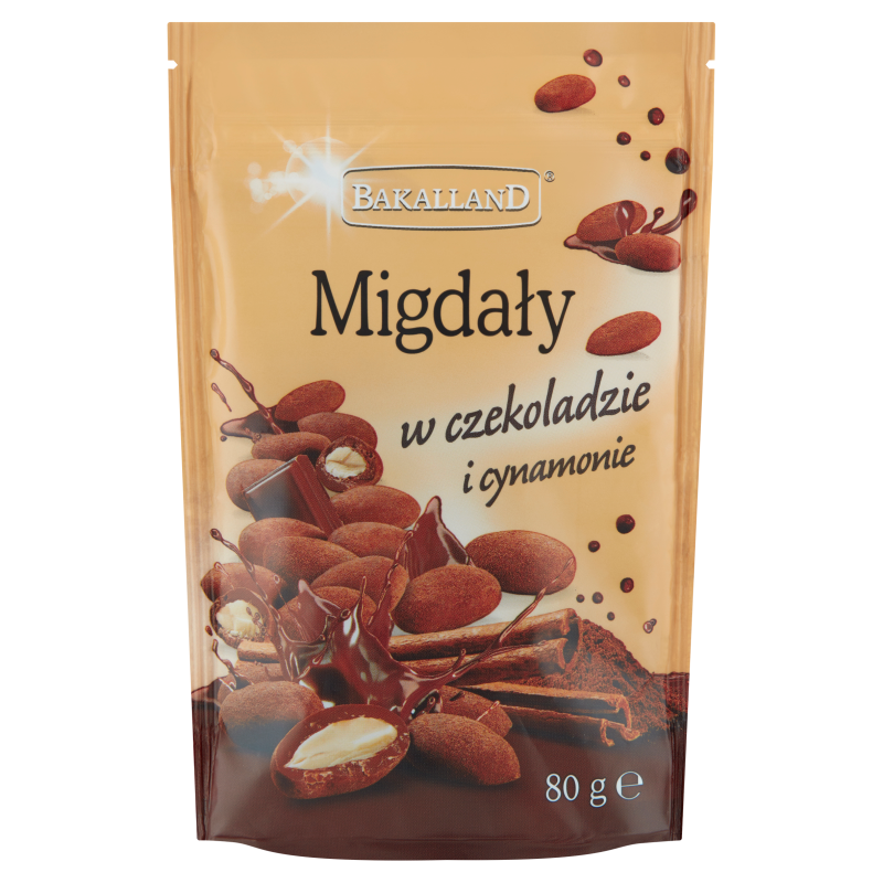BAKALLAND Migdały w czekoladzie i cynamonie