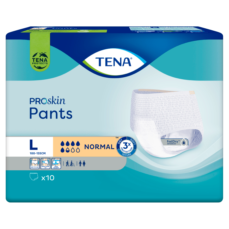TENA Majtki chłonne Tena Pants ProSkin Normal L x 10szt