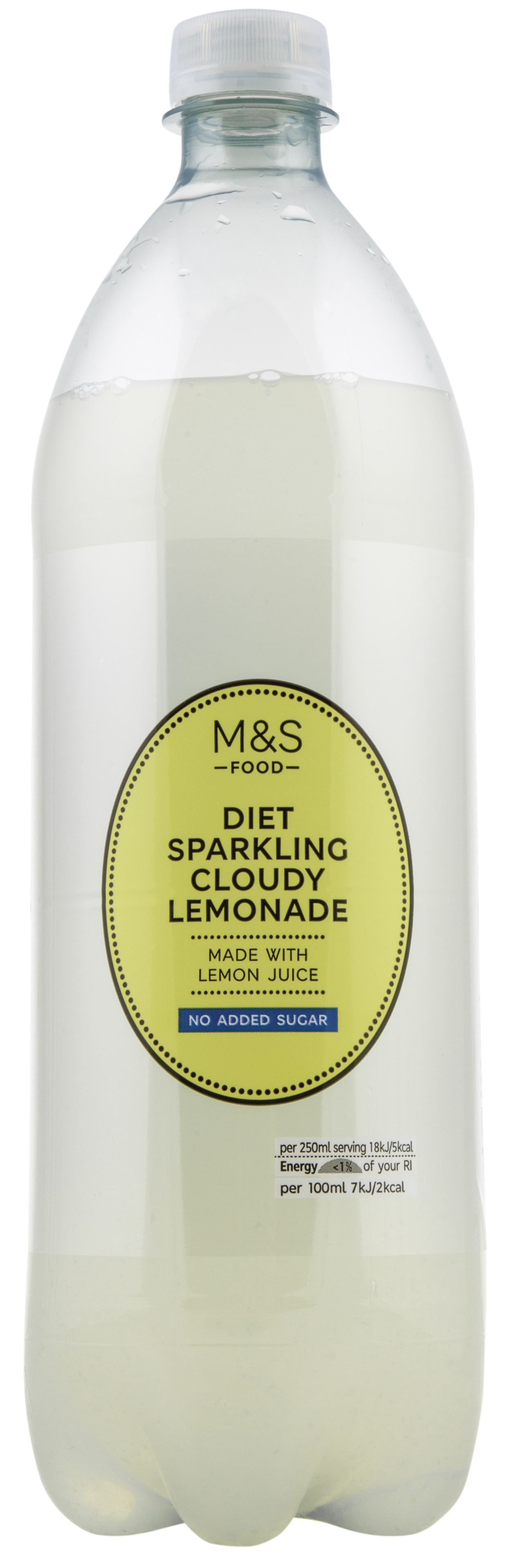 MARKS & SPENCER Gazowana lemoniada cytrynowa ze słodzikiem