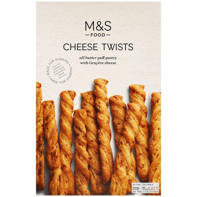 MARKS & SPENCER Świderki z ciasta francuskiego maślanego z serem Gruyére