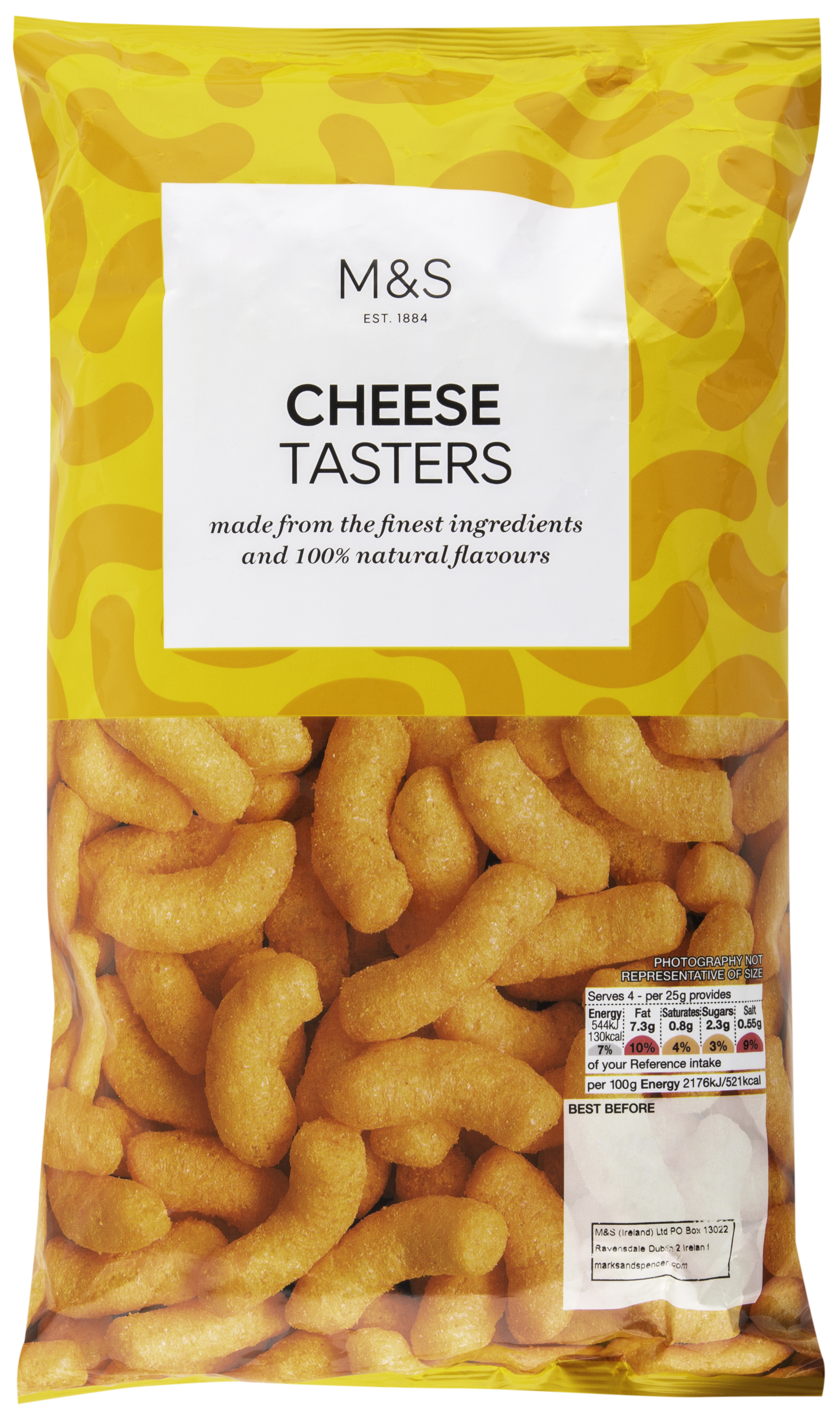 MARKS & SPENCER Chrupki kukurydziane o smaku sera