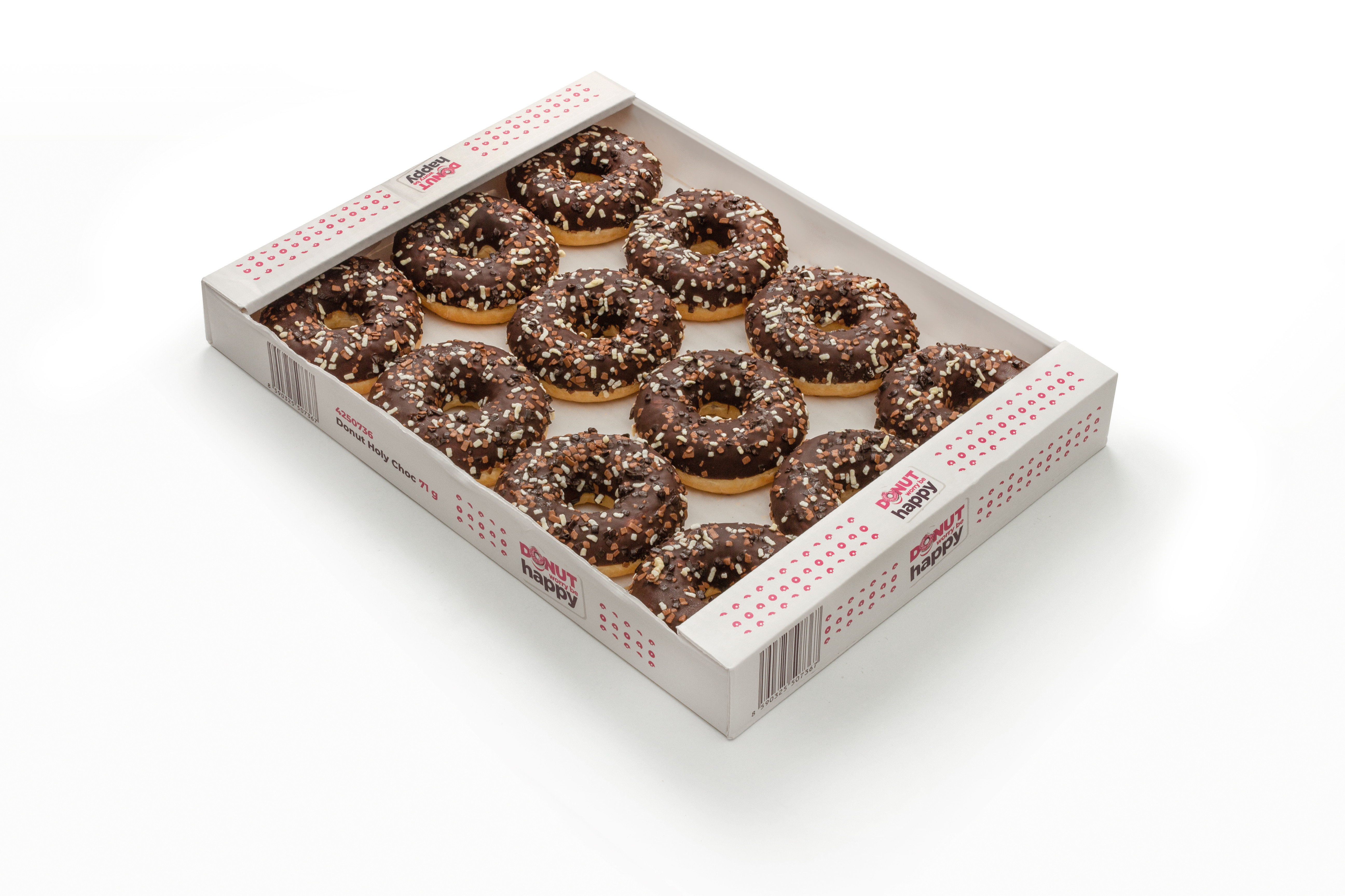 LA LORRAINE Donut z nadzieniem czekoladowym mrożony (12x71g)