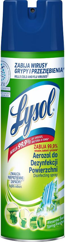 LYSOL Spray do dezynfekcji powierzchni Wiosenna Świeżość