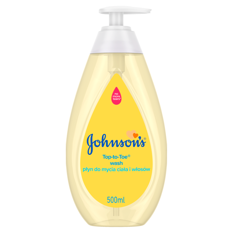 JOHNSONS® Top-to-Toe Płyn do mycia ciała i włosów z pompką frisco.pl