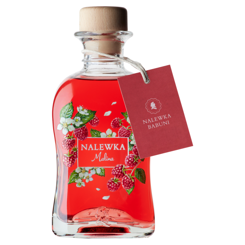 NALEWKA BABUNI Likier malina z lipą