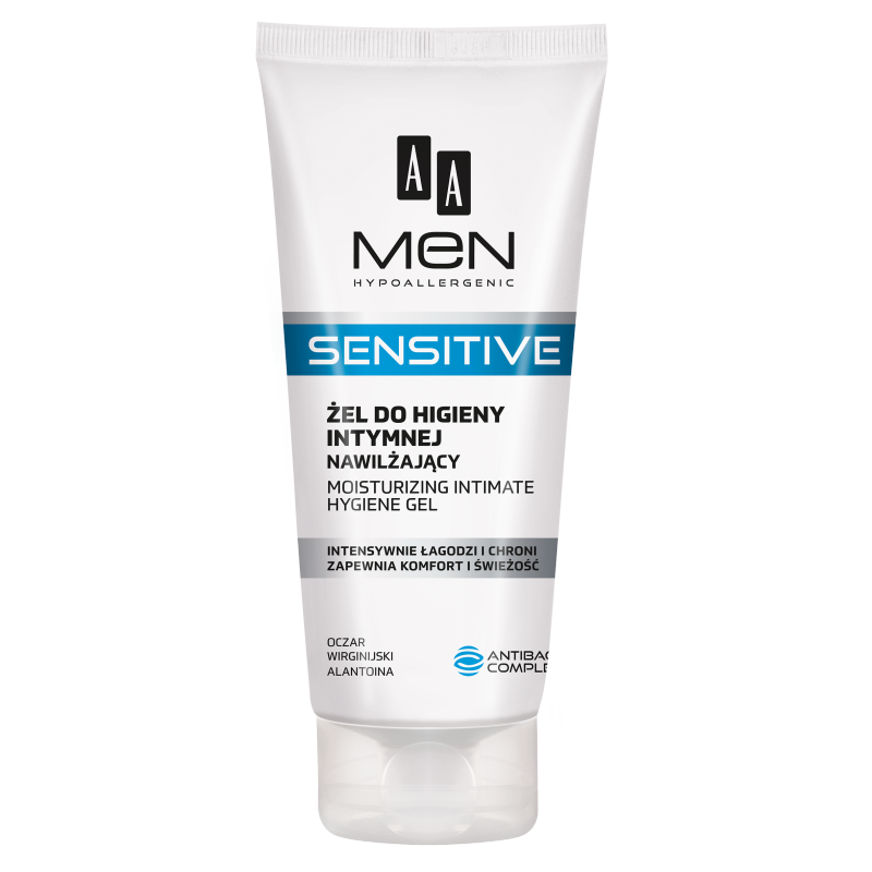 AA Men Sensitive Żel do higieny intymnej nawilżający