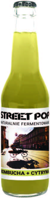 STREET POP Kombucha z cytryną