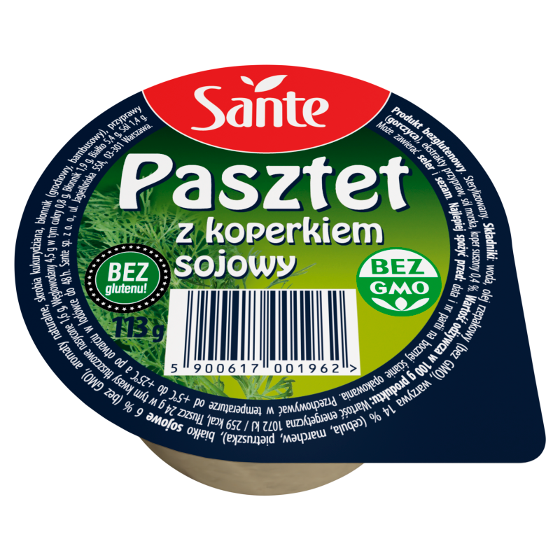 LOVEGE Pasztet sojowy z koperkiem frisco.pl