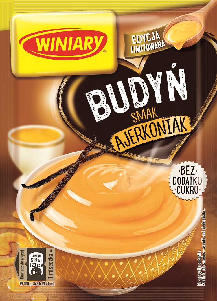 WINIARY Budyń o smaku ajerkoniaku frisco.pl