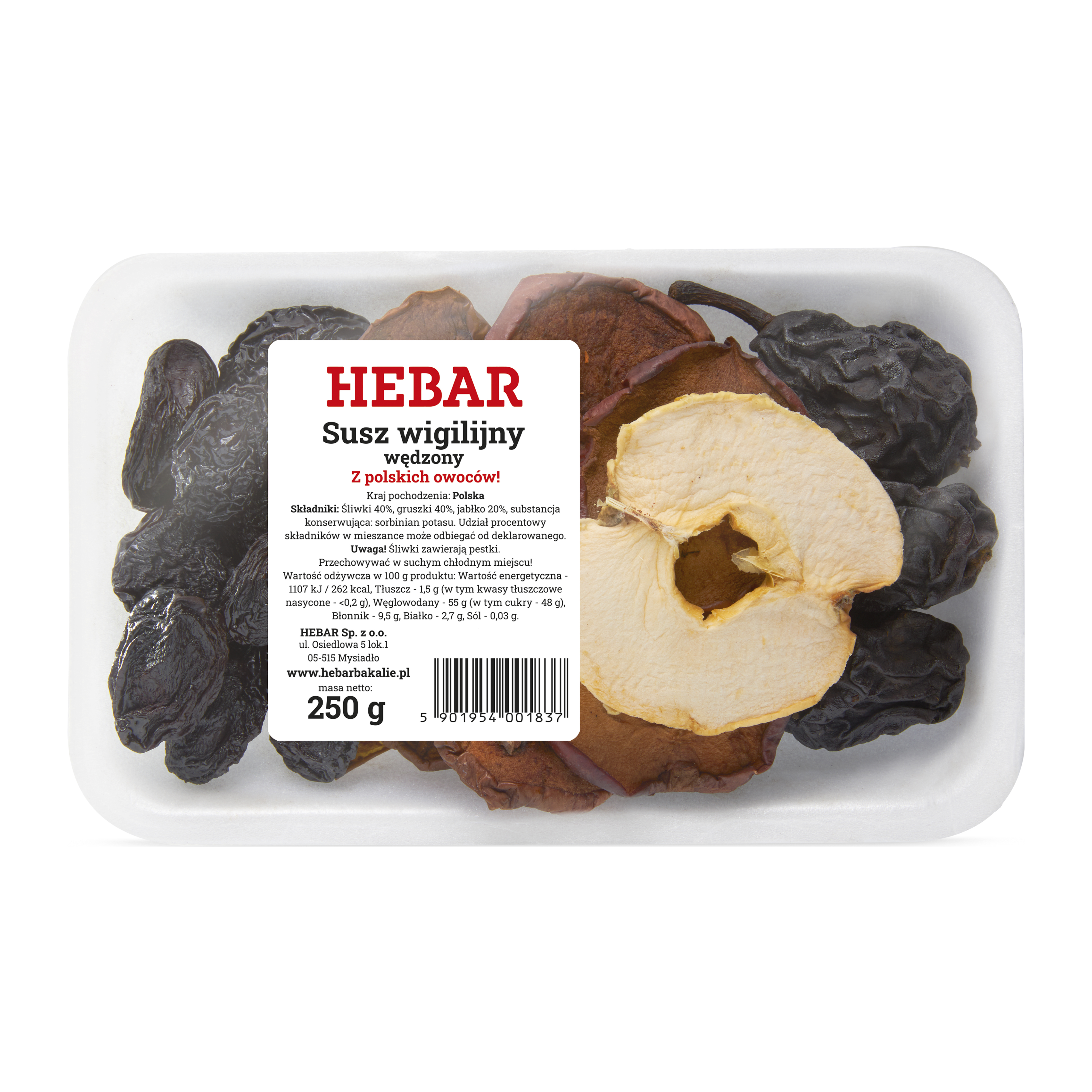 HEBAR Susz wigilijny wędzony