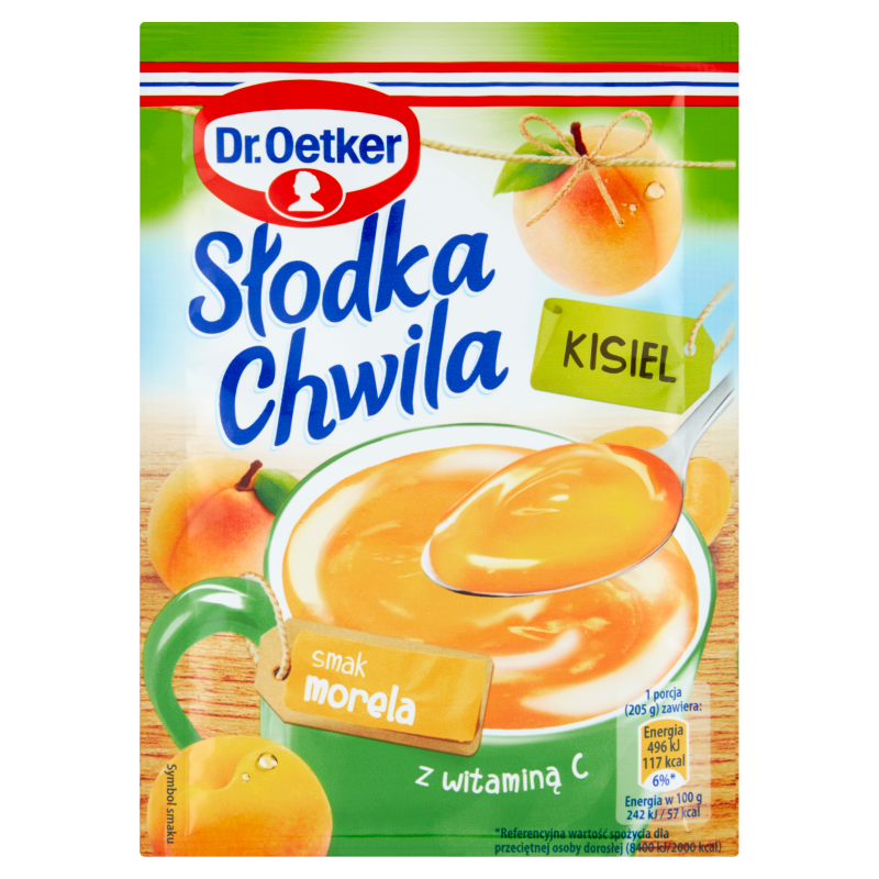 DR. OETKER Słodka Chwila Kisiel o smaku morelowym frisco.pl