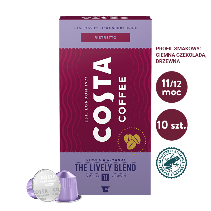COSTA COFFEE Lively Blend Ristretto kawa w kapsułkach