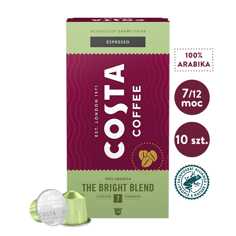 COSTA COFFEE Bright Blend Espresso kawa w kapsułkach