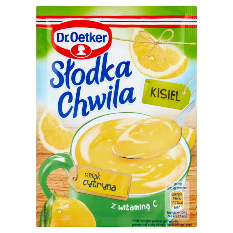 DR. OETKER Słodka Chwila Kisiel o smaku cytrynowym frisco.pl