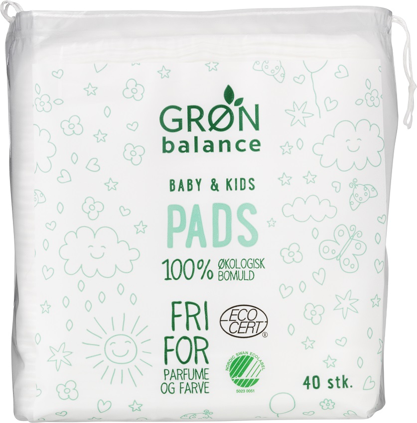 GRON BALANCE Płatki kosmetyczne dla dzieci 9 x11 cm