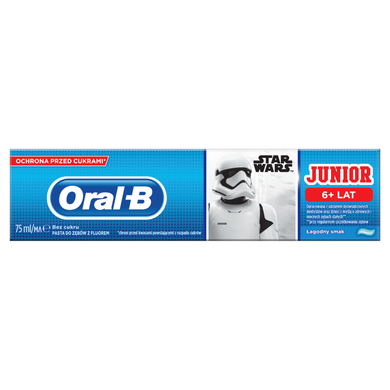 ORAL-B Junior Pasta do zębów dla dzieci 6+ lat Gwiezdne wojny