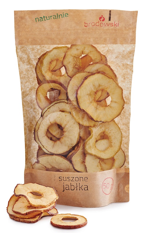 NATURALNIE BRODOWSKI Suszone jabłka plastry