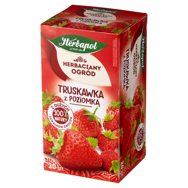 HERBAPOL Poziomka z Truskawką 20 torebek ex. frisco.pl